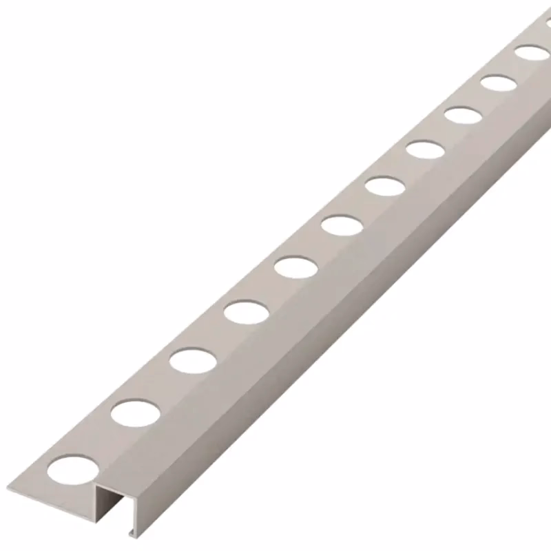 Hliníkový rohový profil béžový mat 10,5 mm x 270 cm