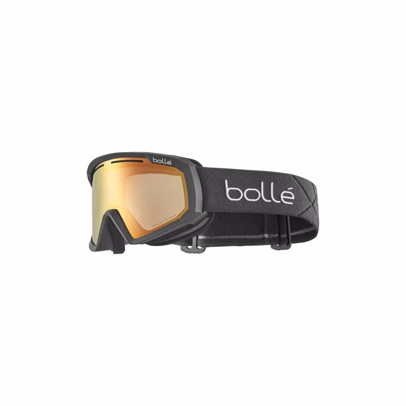 Lyžiarske okuliare BOLLE Y7 OTG Black Matte - Phantom Fire Red Cat 1 to 3