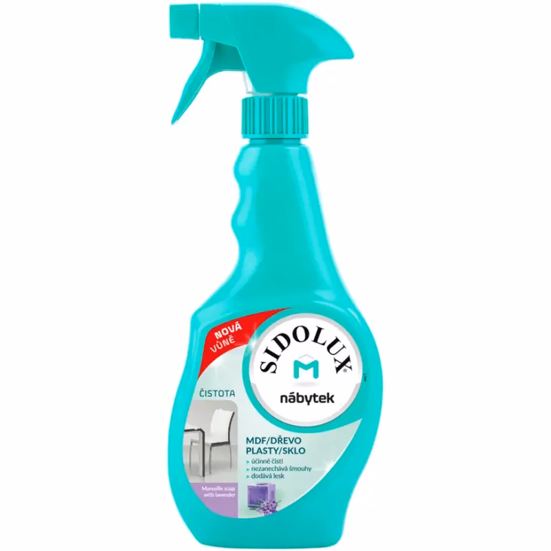 Sidolux nábytek všechny povrchy marseill soap with lavender rozprašovač 400 ml