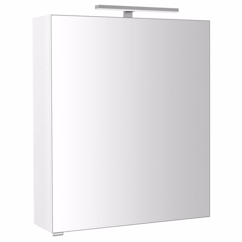 SAPHO - RIWA galérka s LED osvetlením, 60x70x17cm, biela lesk RIW060-0030