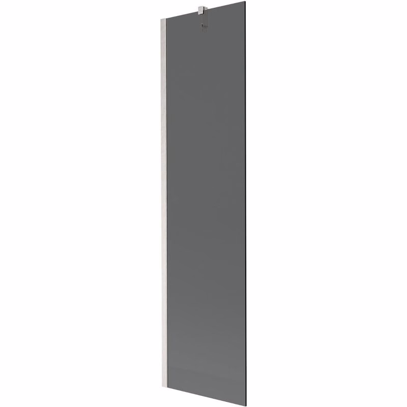 MEXEN/S - Next vaňová zástena FIX 50 x 150, grafit, nikel kartáčovaná 895-050-000-00-40-97