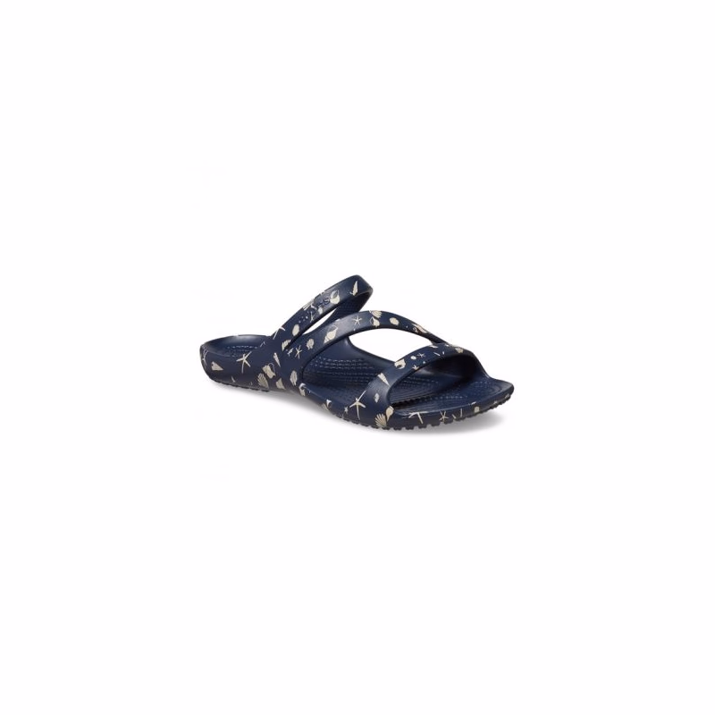 Dámske sandále CROCS Kadee II Shells Print Sandal W navy
