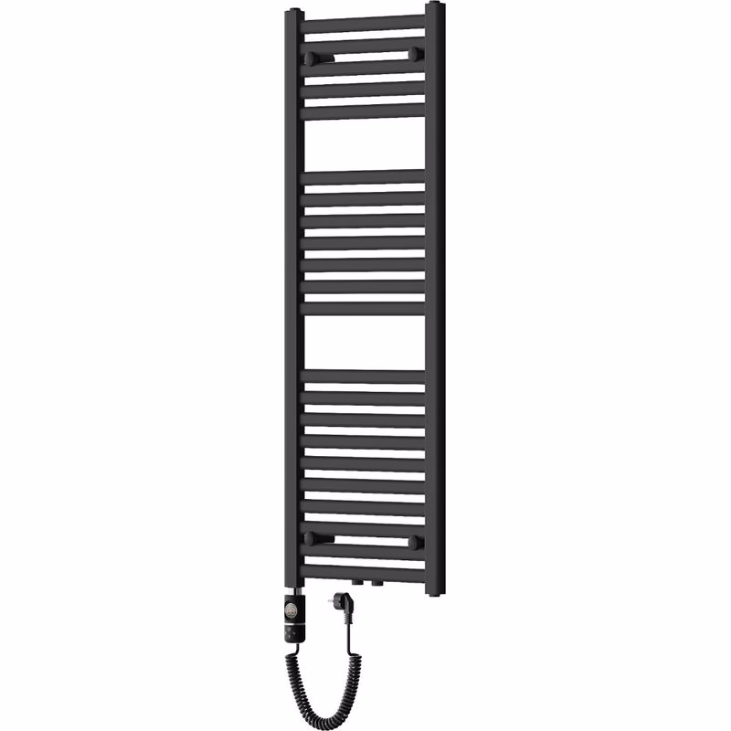 MEXEN/S - Hades radiátor + vykurovacia tyč 1200 x 400 mm, 600 W, čierna W104-1200-400-2600-70