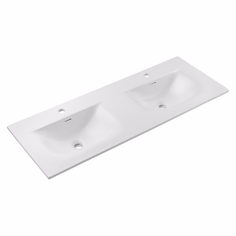 ArtCom Keramické umývadlo SKY1 120D | biely mat 120 cm