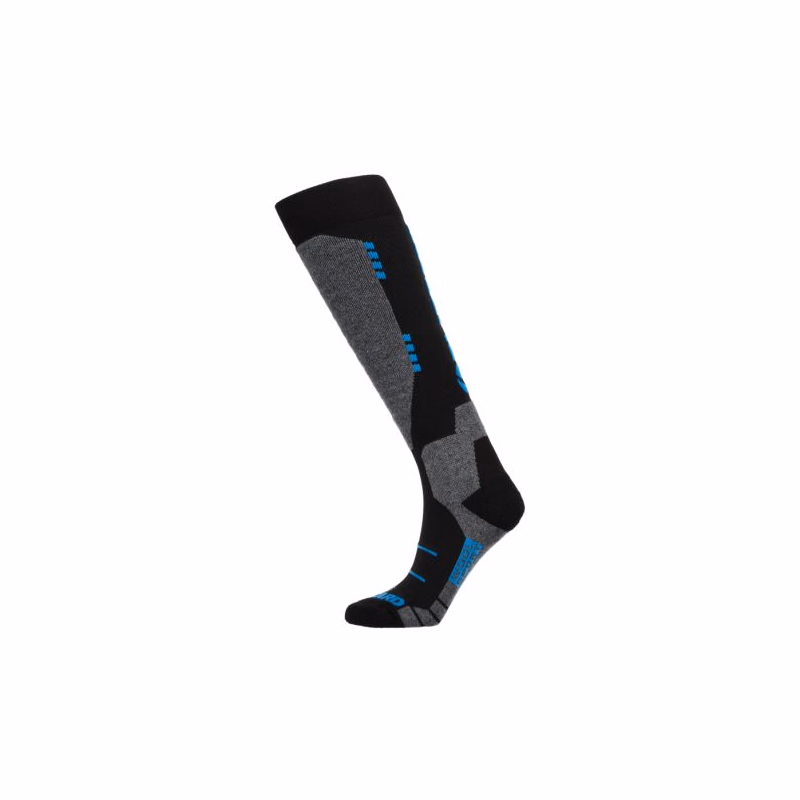 Lyžiarske podkolienky (ponožky) BLIZZARD Wool Sport ski socks, SMU, black turquoise