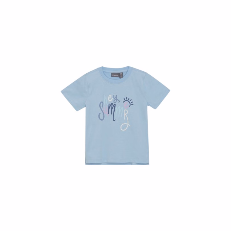 Dievčenské tričko s krátkym rukávom COLOR KIDS Girls T-shirt W. Print S S-7148-Summer Song