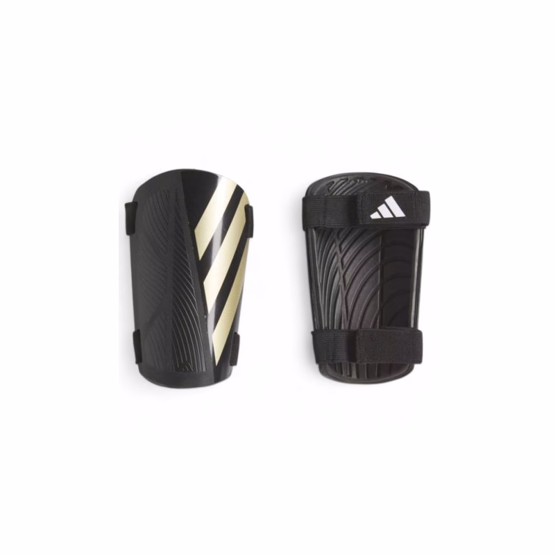 Futbalový chránič ADIDAS TIRO SG TRN BLACK GOLDMT WHITE