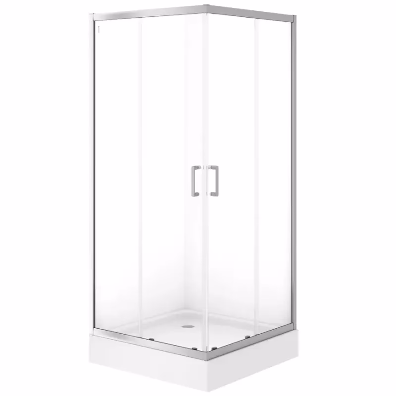 Sprchový kút štvorcový Brasco 90x90x190 chróm S168-006