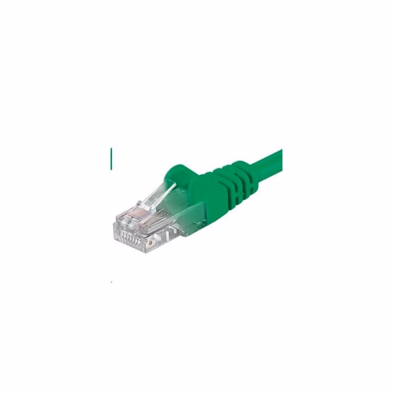 PREMIUMCORD Patch kábel UTP RJ45-RJ45 CAT5e 5m zelená