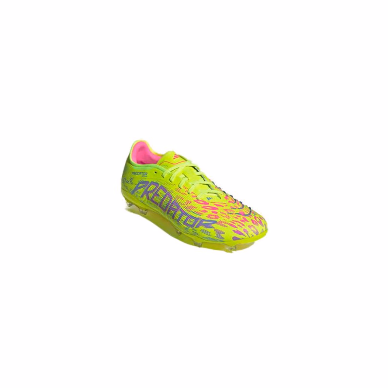 Pánske futbalové kopačky outdoorové ADIDAS Predator Pro M FG lucid lemon blue fusion lucid pink