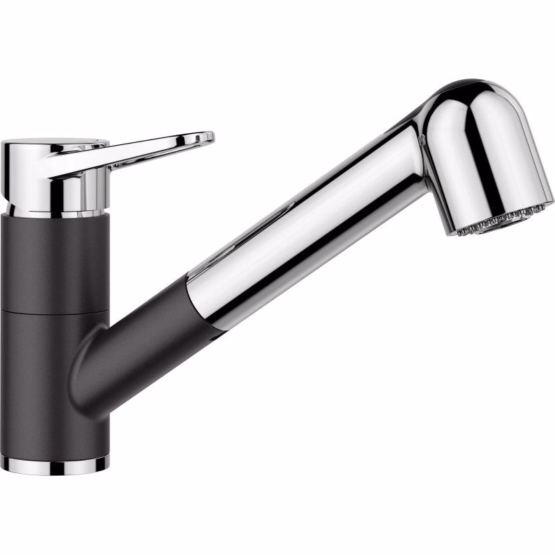 Blanco Wega II-S silgranit/chróm čierna + Dodatočná extra zľava 5% po vložení do košíku !