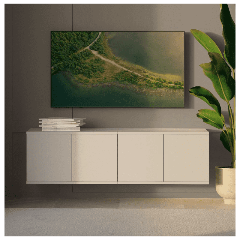 ArtPK Závesný TV stolík BIANCO | 140 cm