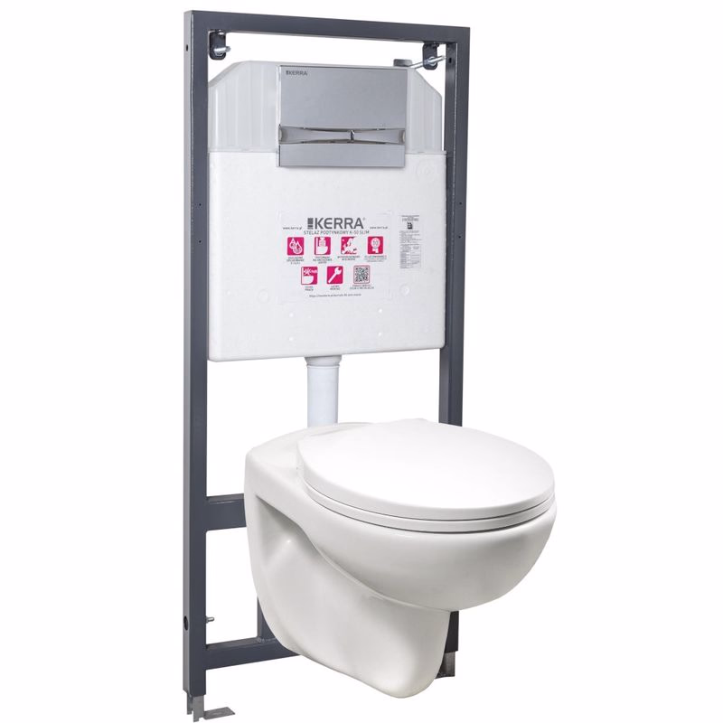 KERRA - Inštalačný set WC Doris/Adriatic CHR 5907548117922