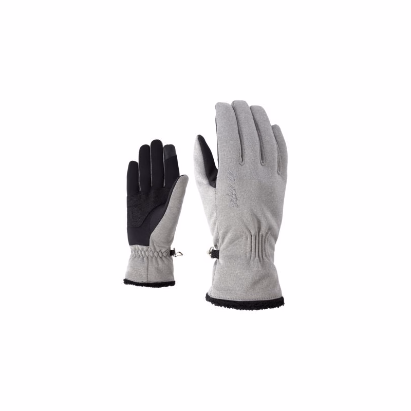 Dámske rukavice ZIENER Ibrana-Z Touch-113047-752-Grey melange