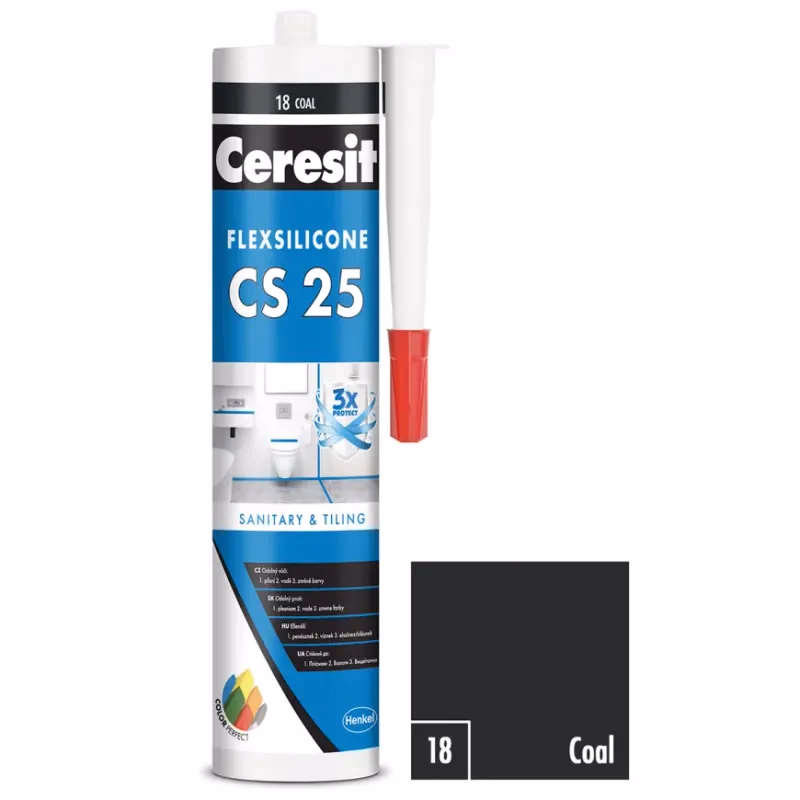 Ceresit Silikón CS25 coal 280ml