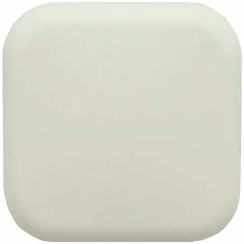 Doraz dverí HRC štvorcový 45x45 mm biela
