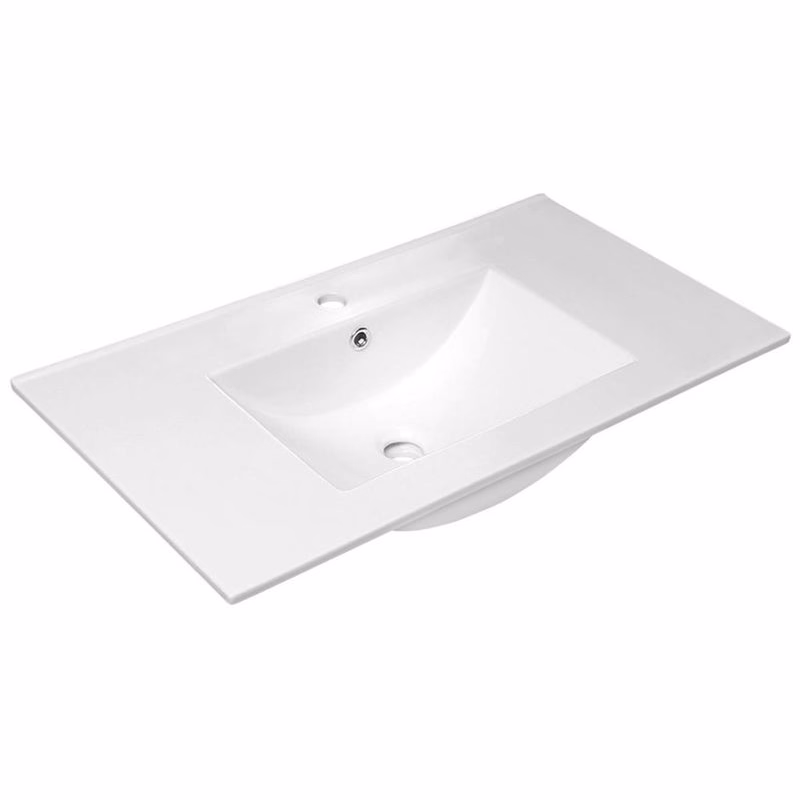 SAPHO - SLIM keramické umývadlo 90x46,5cm, biela 1601-90
