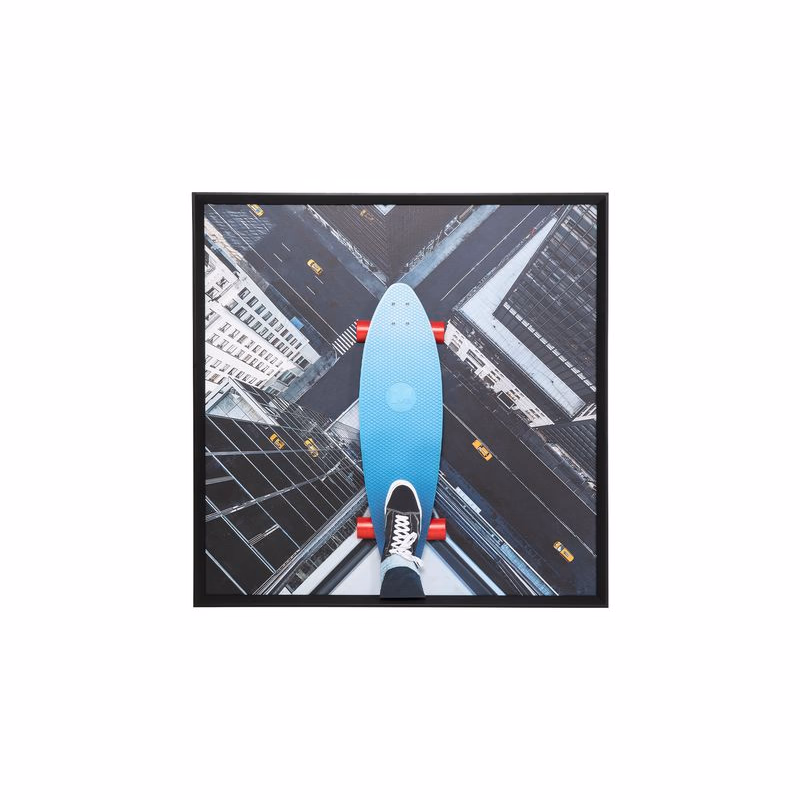 Skyline Skater obraz viacfarebný 149x149 cm