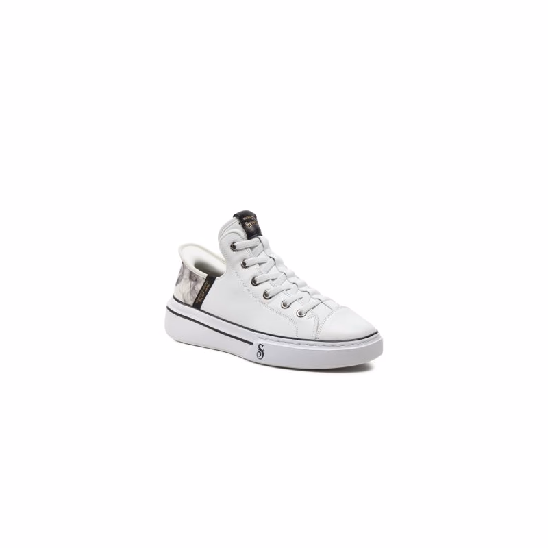 Pánska vychádzková obuv SKECHERS Snoop Dogg Slip-Ins white