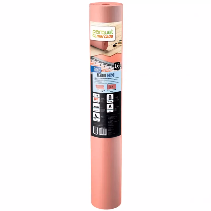 Podložka Basic Mercado Thermo Roll 1.6 mm 11 m2