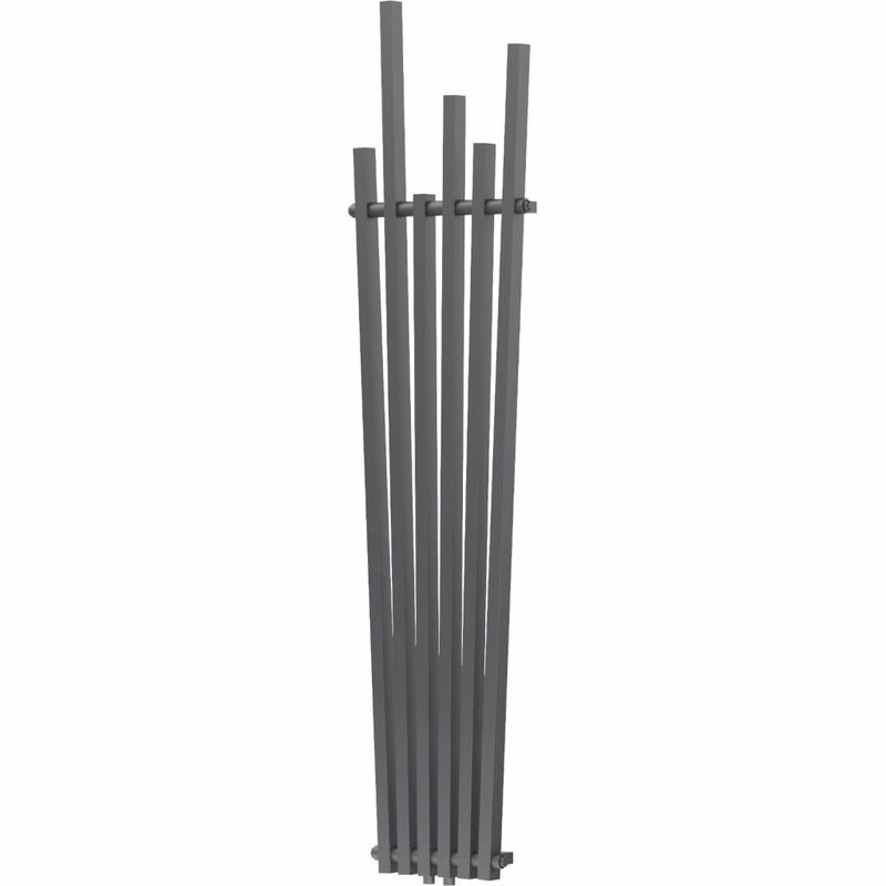 MEXEN - Omaha vykurovací rebrík/radiátor 1800 x 420 mm, 655 W, antracit W208-1800-420-00-66
