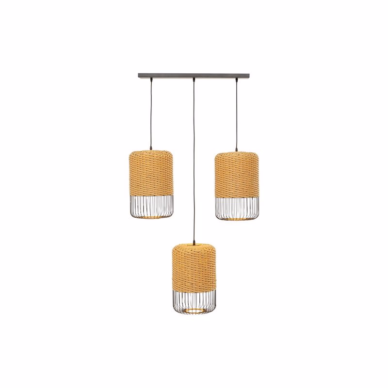 Aloha Drop Tre visiaca lampa béžová 80 cm