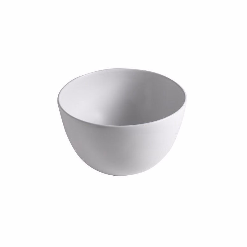 SAPHO - DOME keramické umývadlo na dosku vysoké, Ø 45,5cm, biela WH030