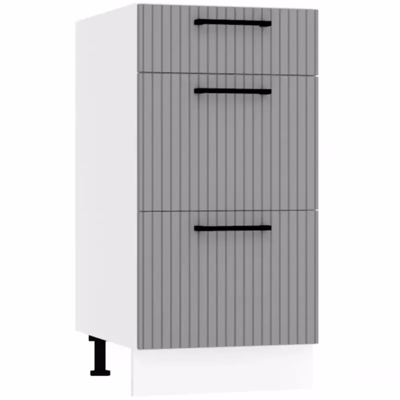 Skrinka do kuchyne Kate d40s/3 šedá mat