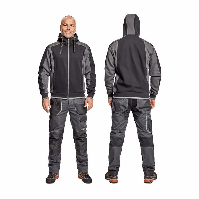 DAYBORO mikina s kapucňou čierna 3XL