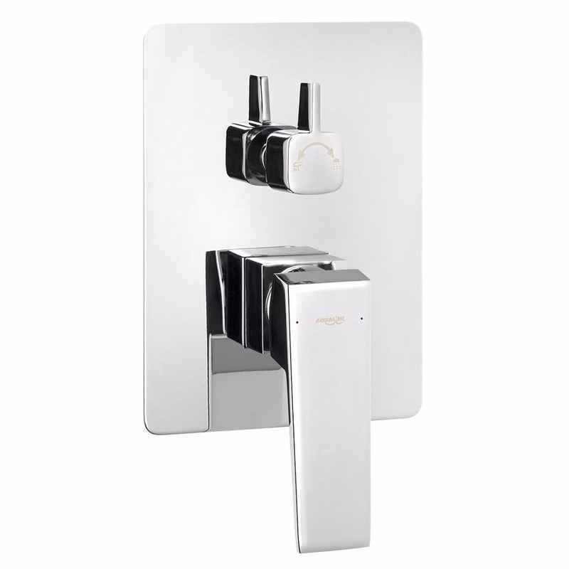 AQUALINE - RITMO podomietková sprchová batéria, box, 2 výstupy, chróm RT042