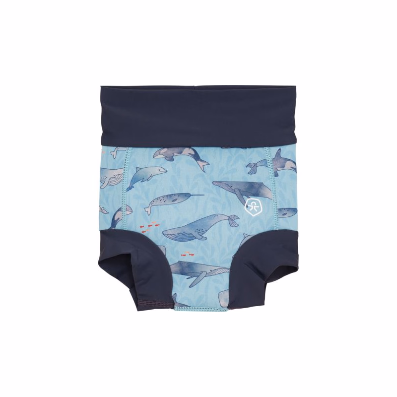 Plavky spodný diel COLOR KIDS Trunks AOP-7148-Blue