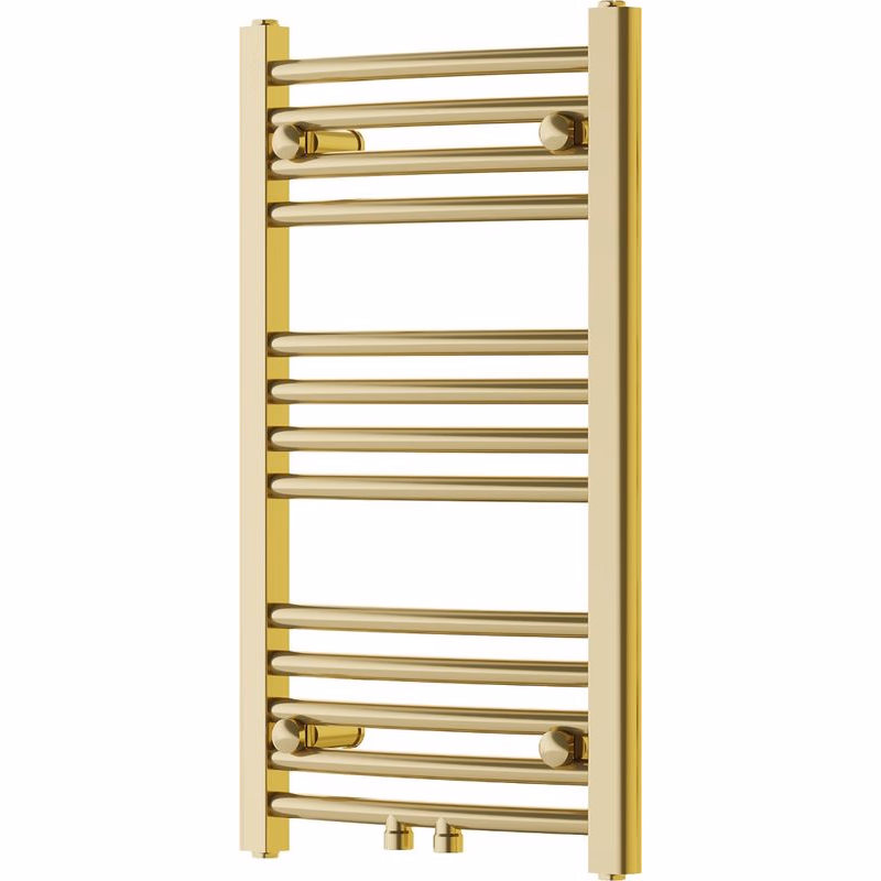MEXEN - Ares vykurovací rebrík/radiátor 700 x 400 mm, 189 W, zlatá W102-0700-400-00-50