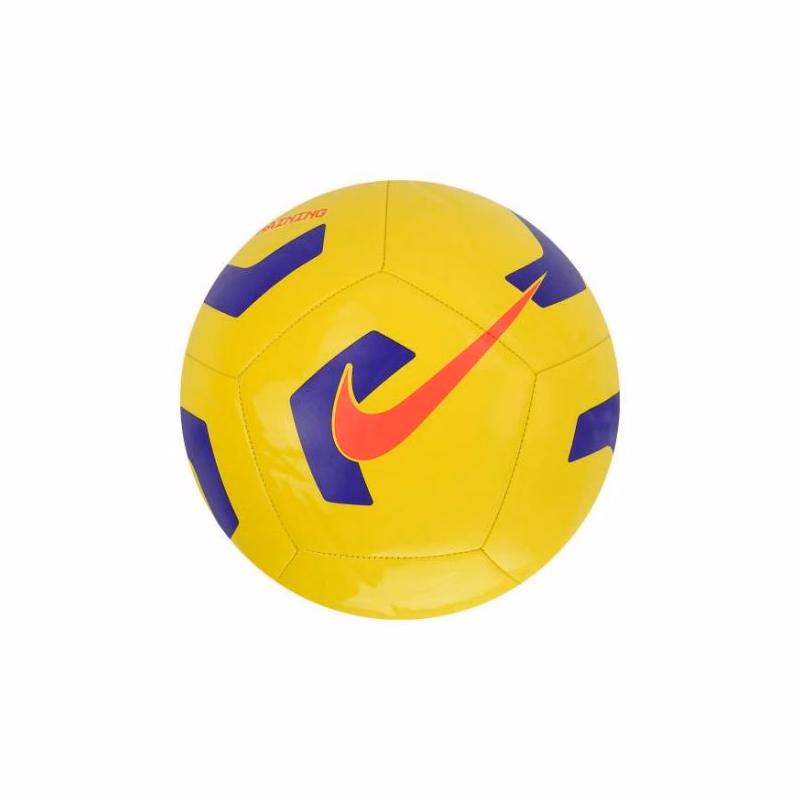 Futbalová lopta NIKE Pitch Training - YELLOW VIOLET BRIGHT CRIMSON