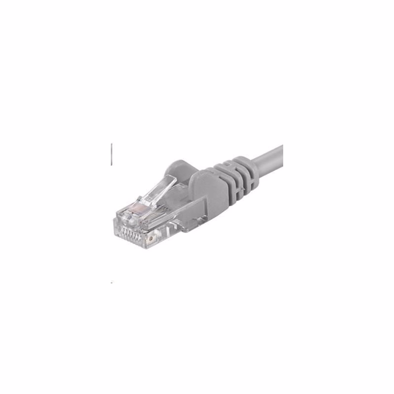 PREMIUMCORD Patch kábel UTP RJ45-RJ45 CAT5e 25m šedá