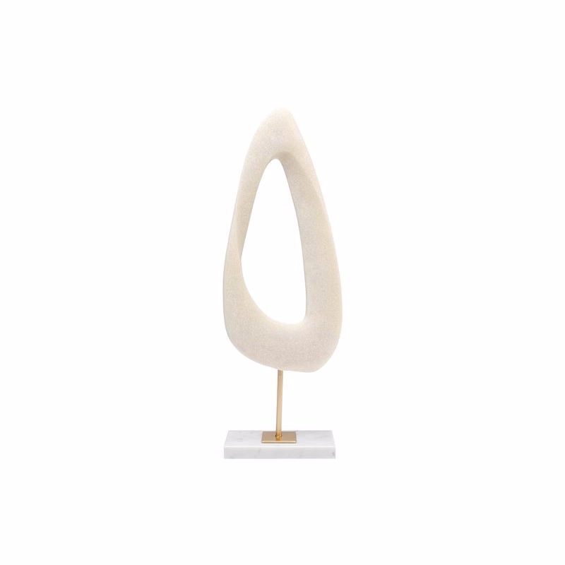 Soft Shape dekorácia biela 53 cm