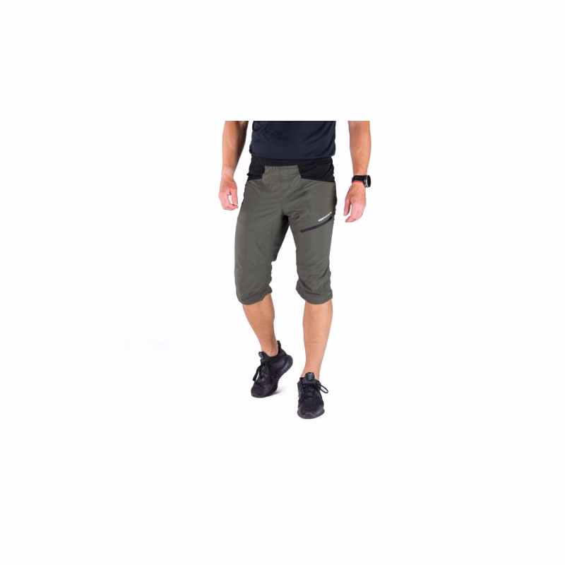 Pánske turistické 3 4 nohavice NORTHFINDER ARTUR-550blackdarkgreen