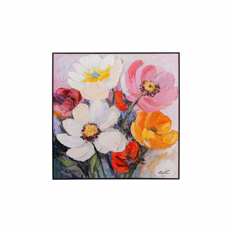 Flower Meadow zarámovaný obraz 80x80 cm