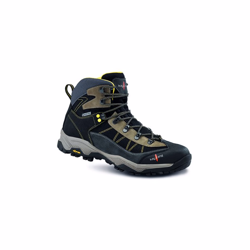 Pánska vysoká turistická obuv KAYLAND TAIGA GTX BLACK ALMOND
