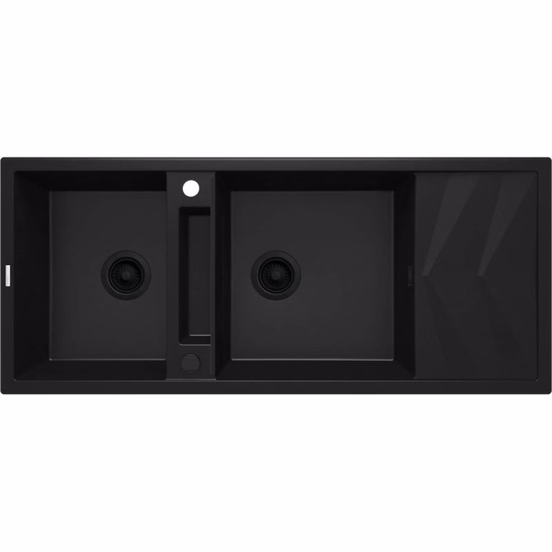 DEANTE DEANTE - Magnetic nero granitový drez, 2-bowl ZRM_N213