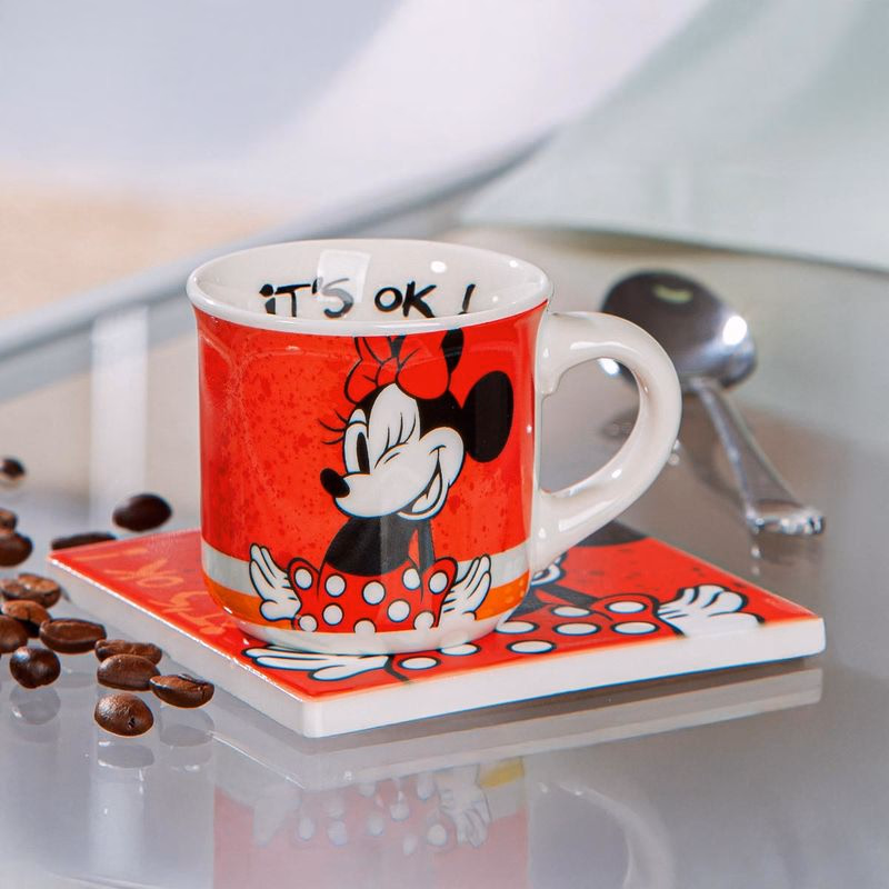 Šálka Minnie, červená
