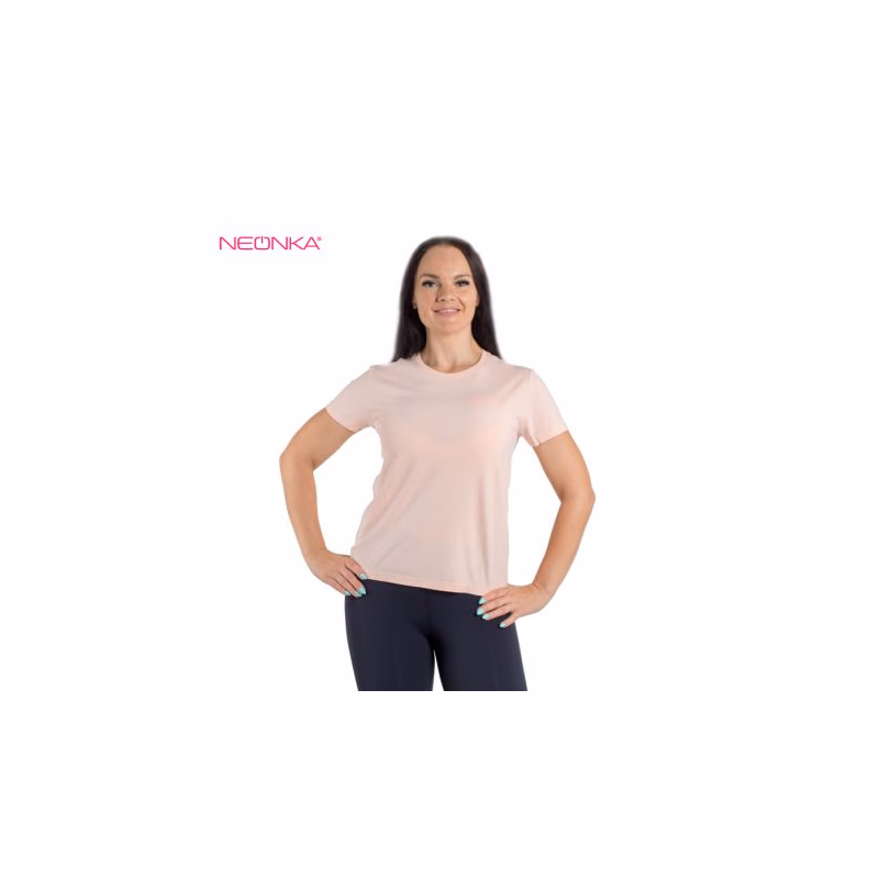 Dámske bežecké tričko s krátkym rukávom ANTA SS Tee-WOMEN-862125120-1-Fall Rainbow Powder Heather Grey