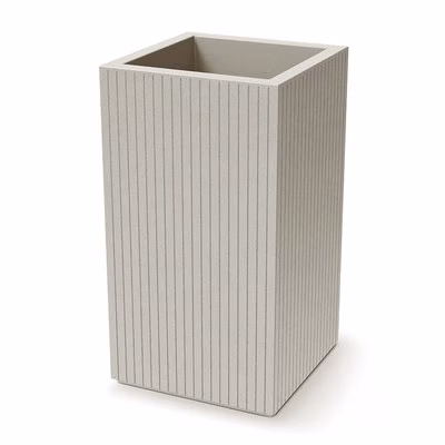 Kvetináč Coros Square High 40 cm pieskový