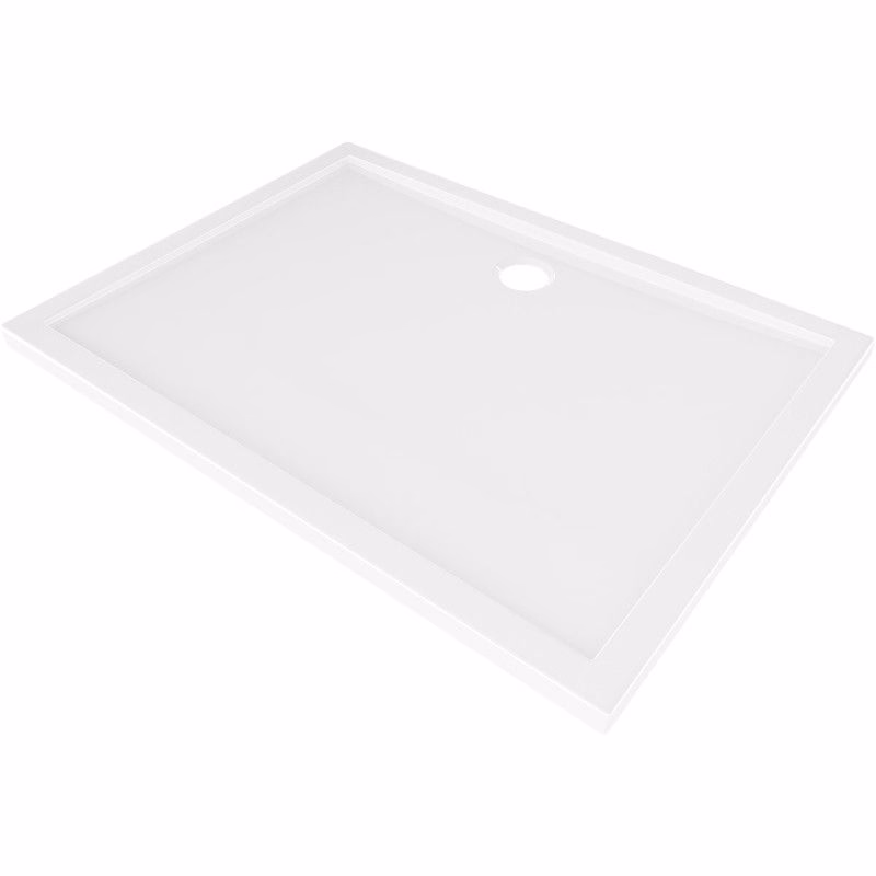 MEXEN - Flow sprchová vanička obdĺžniková slim 80 x 85, biela lesk 46R108085