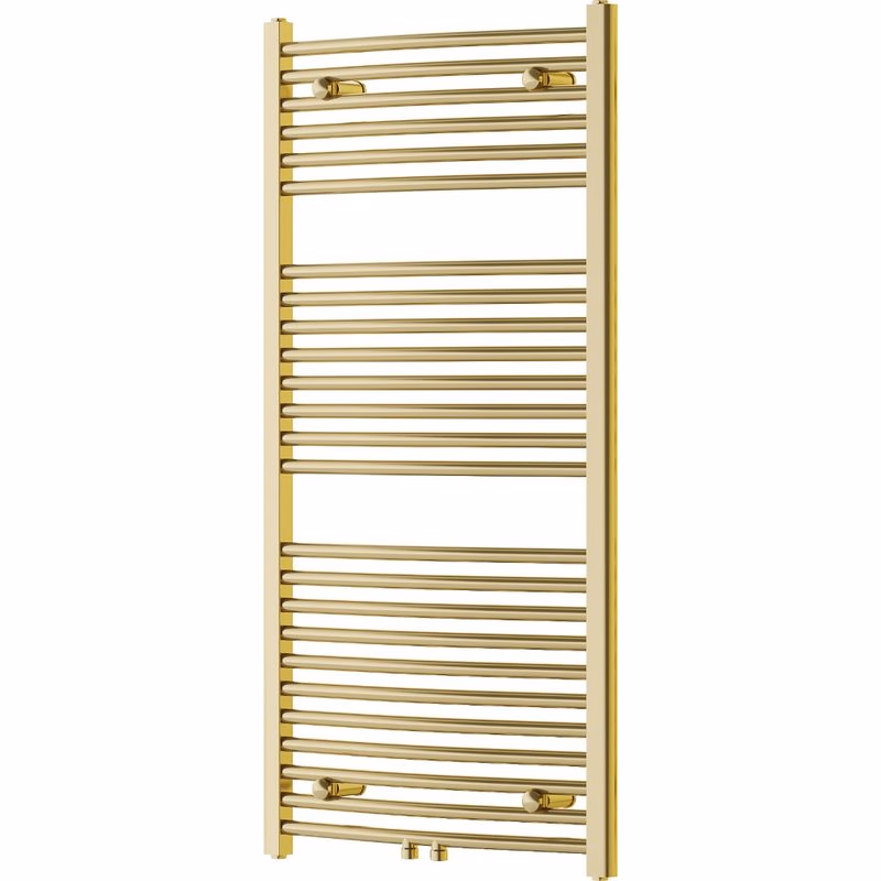 MEXEN - Ares vykurovací rebrík/radiátor 1200 x 600 mm, 490 W, zlatá W102-1200-600-00-50