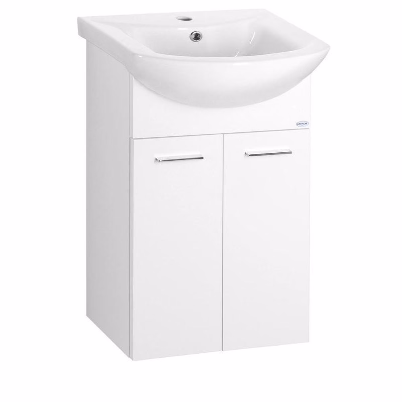 AQUALINE - ZOJA umývadlová skrinka 42x74x25cm, biela 51045A
