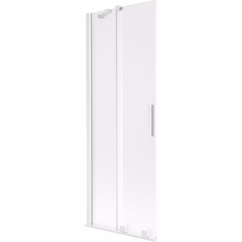MEXEN/S - Velar dvojkrídlová posuvná vaňová zástena 70 x 150, dekor, biela 896-070-000-31-20