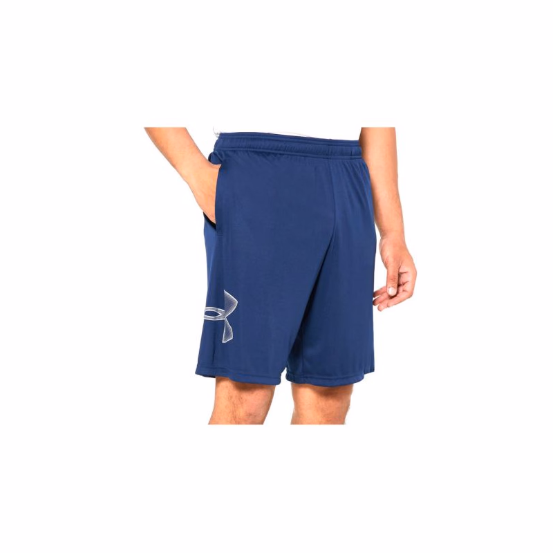 Pánske tréningové kraťasy UNDER ARMOUR UA TECH GRAPHIC SHORT-NVY