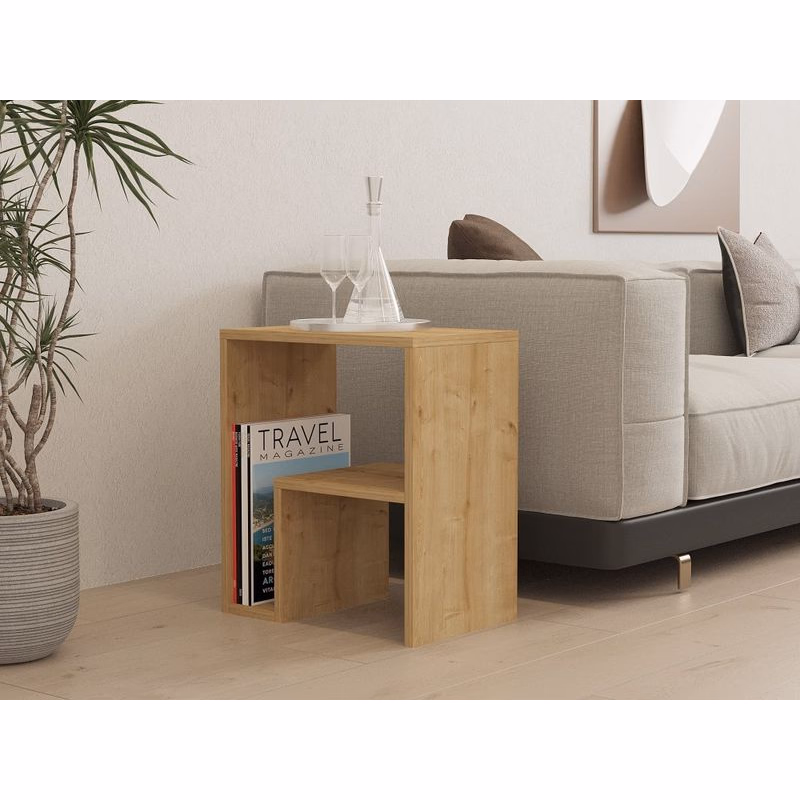Príručný stolík / Odkladací stolík Yepa - Sapphire Oak