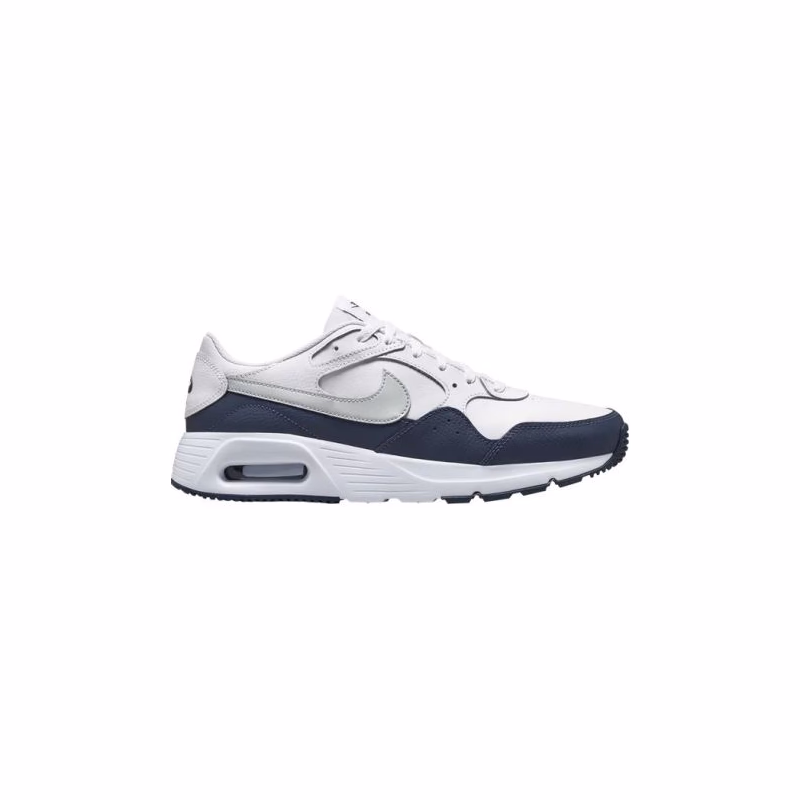 Pánska vychádzková obuv NIKE Air Max SC Leather white smoke grey midnight navy