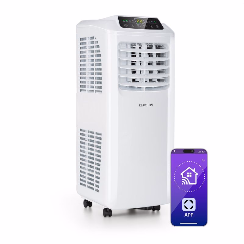 Klarstein Pure Blizzard Smart 7k, mobilná klimatizácia, 7 000 BTU/2,1 kW, A, diaľkový ovládač